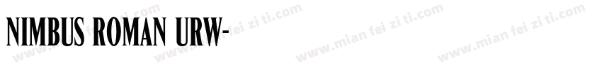 nimbus roman urw字体转换
